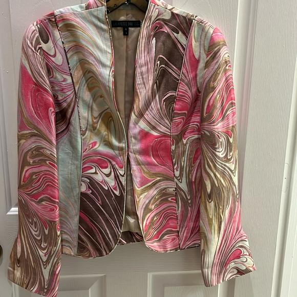 Lafayette 148 New York Jackets & Blazers - Lafayette 148 New York blazer pink and tan marble design